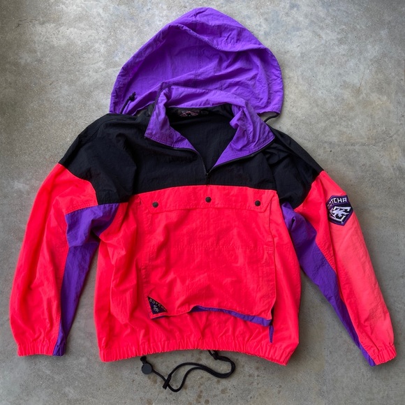 Gotcha Other - VTG Gotcha Neon Windbreaker Size S